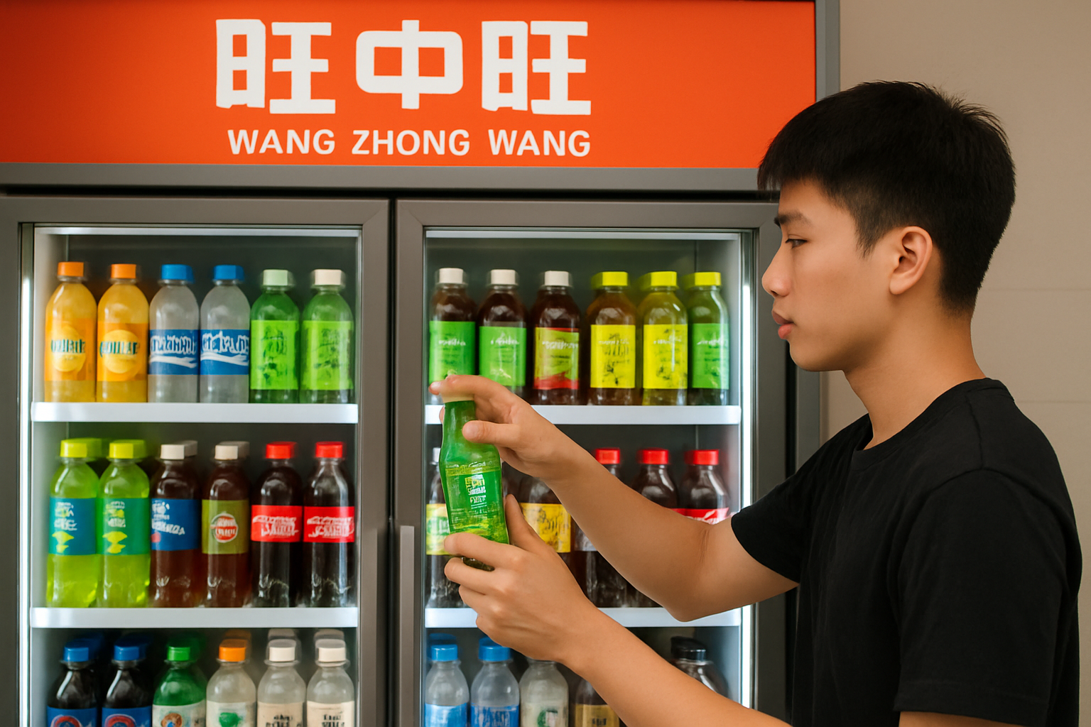 便利店内部热食区