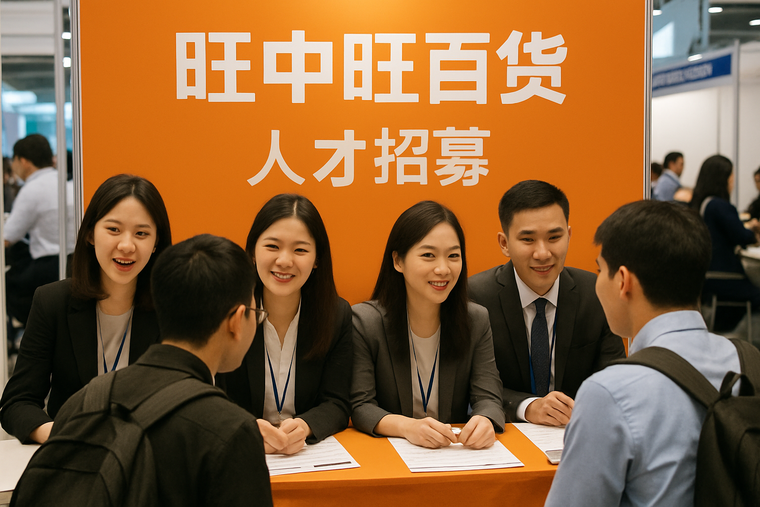 招聘会现场
