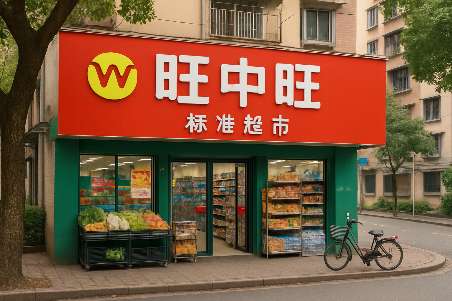 旺中旺标准型超市外观